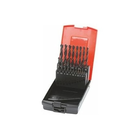 Holex Jobber drill set HSS No. 114020 in a case, uncoated, Type: 1-10 115030 1-10